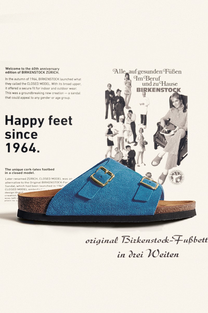Birkenstock Readies Limited-Edition 60th Anniversary Zürich Sandal Collection