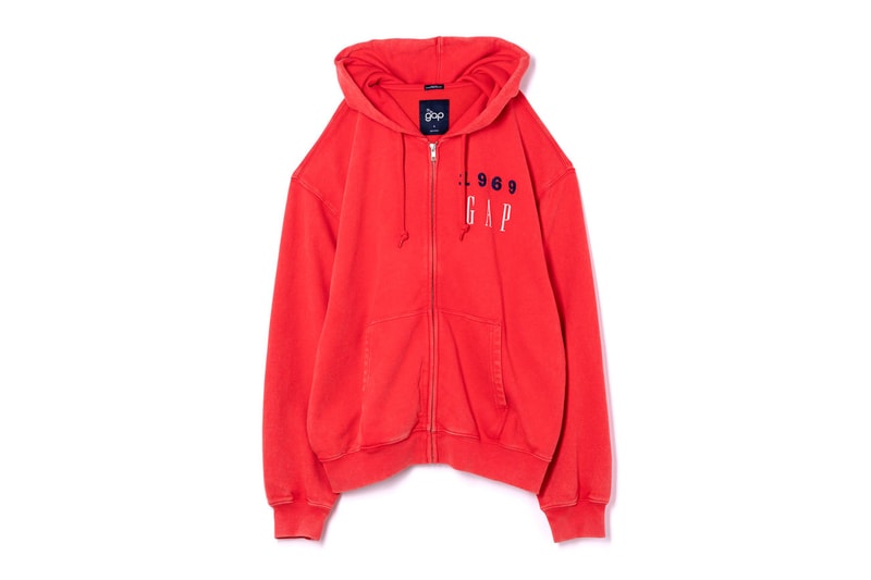 Gap Celebrates 55th Anniversary With Classic Hoodie Collection release info price san francisco store colorway shade japan shinjuku 1969 birthday graphic archive zip up crewneck black blue yellow red bubble logo