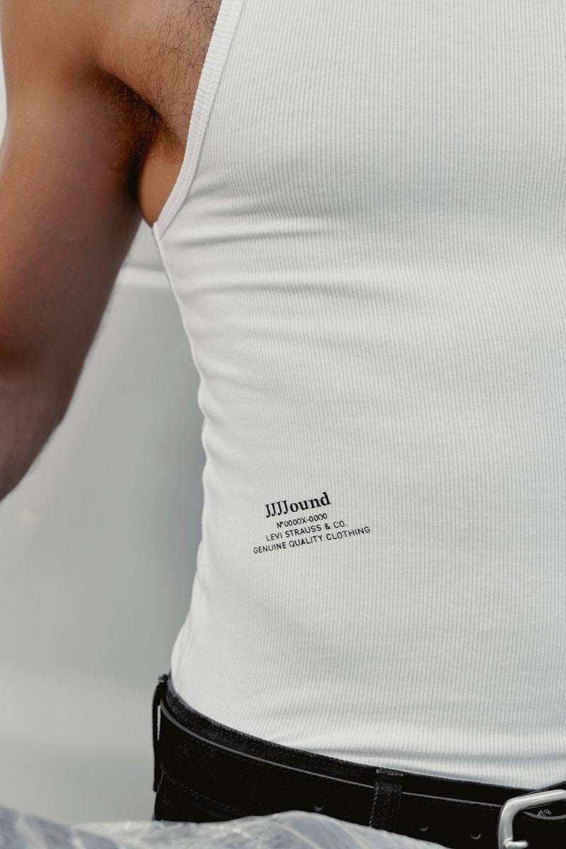 JJJJound Unveils New Collaboration With Levi's for FW24 montreal denim jeans grey black 