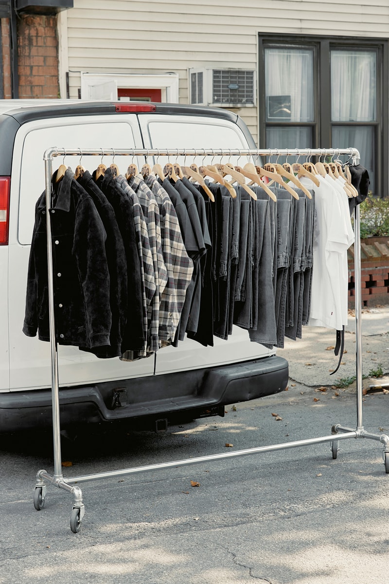 JJJJound Unveils New Collaboration With Levi's for FW24 montreal denim jeans grey black 