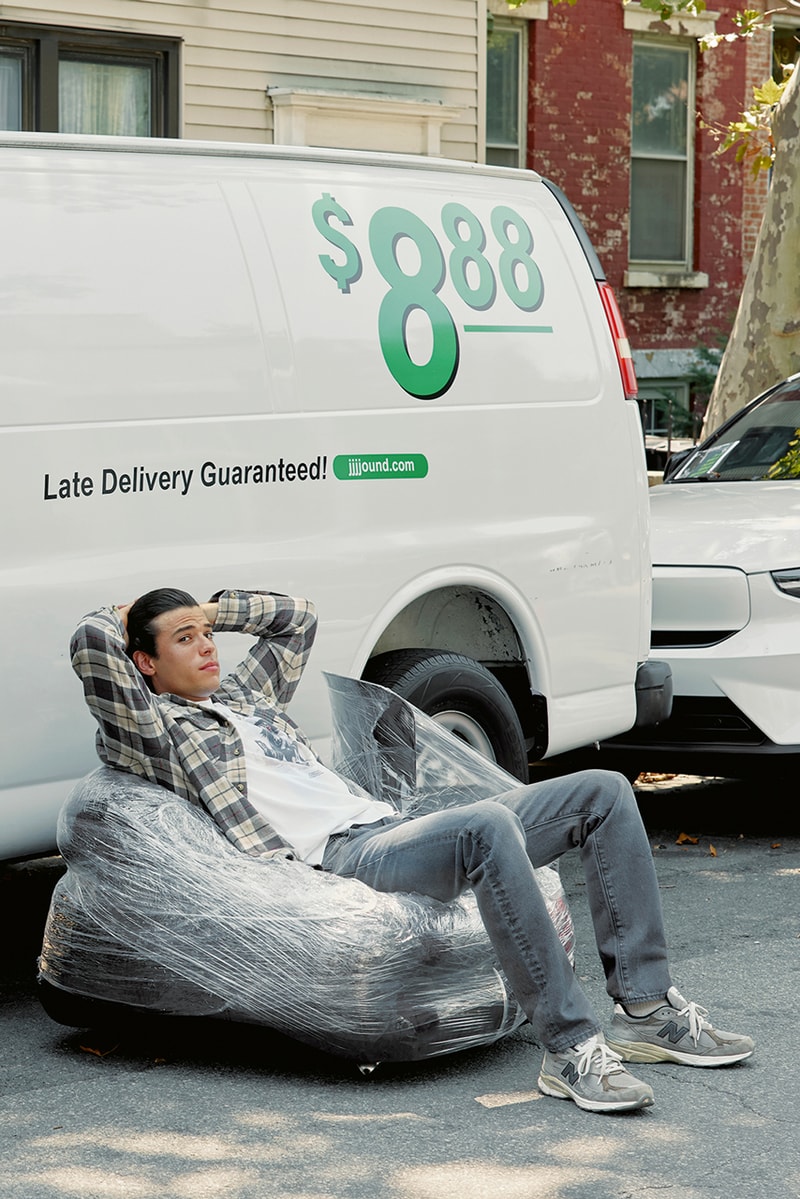 JJJJound Unveils New Collaboration With Levi's for FW24 montreal denim jeans grey black 