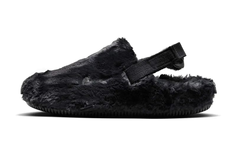 Nike's Calm Mule Gets a Furry Makeover For the Holiday Season