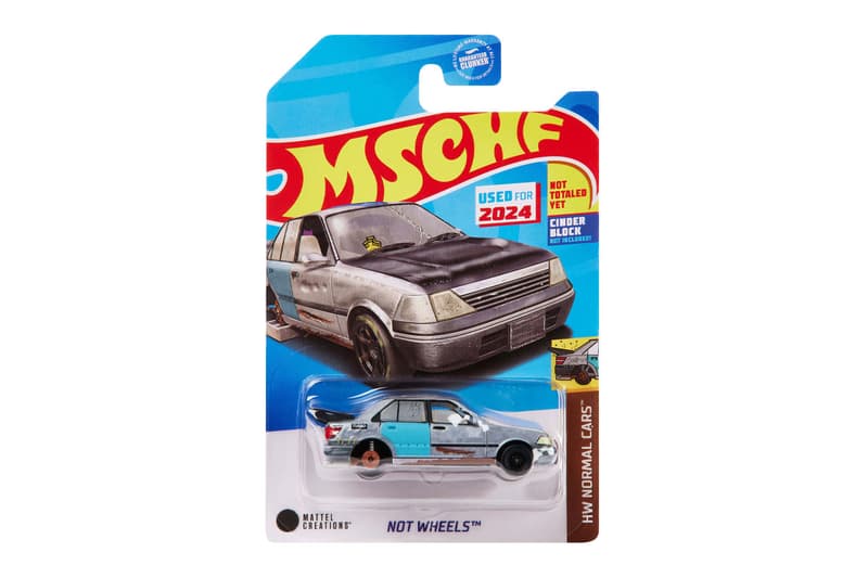 Mattel Creations Hot Wheels x MSCHF Not Wheels Car Release Info