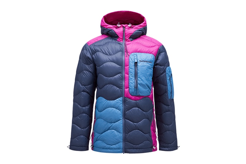 Peak Performance Brings Back its Color-Blocked Jackets Made From Leftover Fabric acrteryx north face down jacket waterproof goretex autumn fall jacket coat