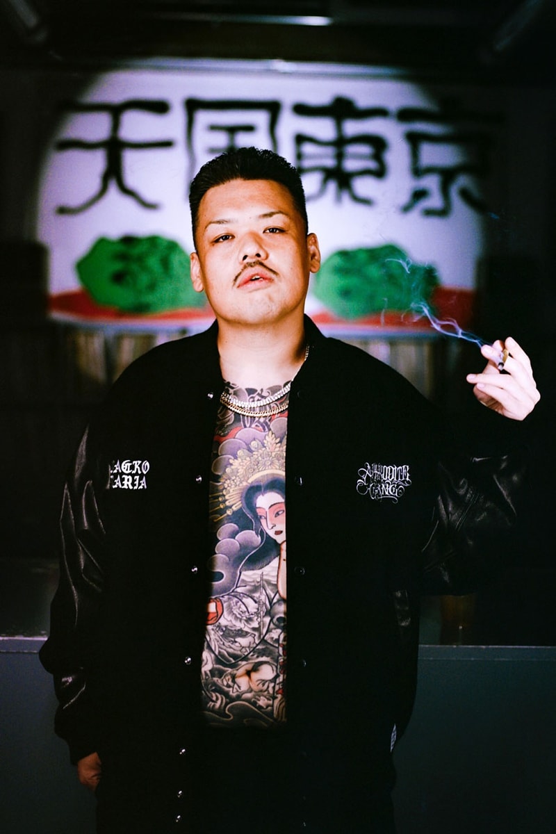 WACKO MARIA Celebrates Paradise Tokyo Store's Ninth Anniversary with Varsity Jacket release info price NAMEDARUMA japanese leather patch link guilty parties 