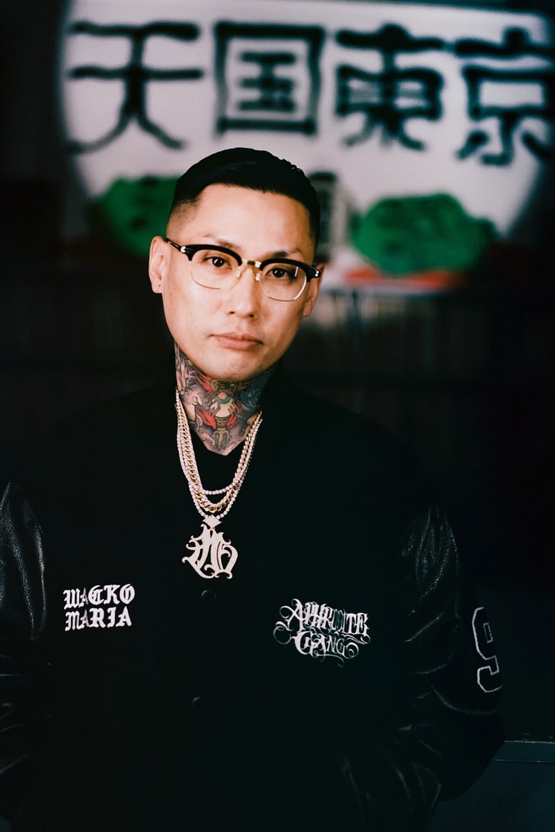 WACKO MARIA Celebrates Paradise Tokyo Store's Ninth Anniversary with Varsity Jacket release info price NAMEDARUMA japanese leather patch link guilty parties 