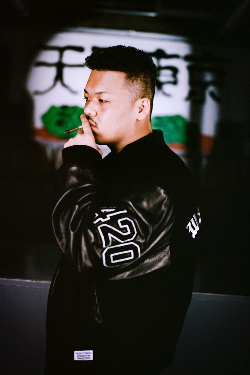 WACKO MARIA Celebrates Paradise Tokyo Store's Ninth Anniversary with Varsity Jacket release info price NAMEDARUMA japanese leather patch link guilty parties 