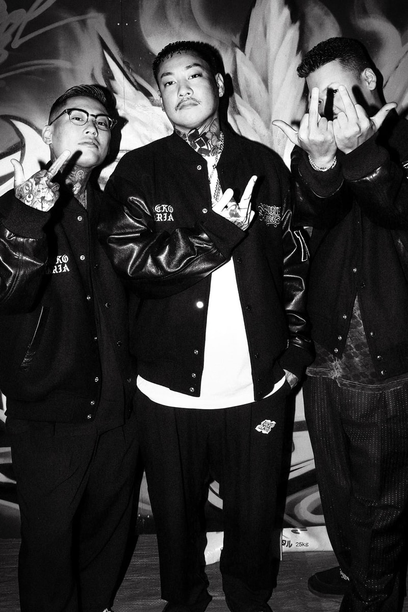 WACKO MARIA Celebrates Paradise Tokyo Store's Ninth Anniversary with Varsity Jacket release info price NAMEDARUMA japanese leather patch link guilty parties 