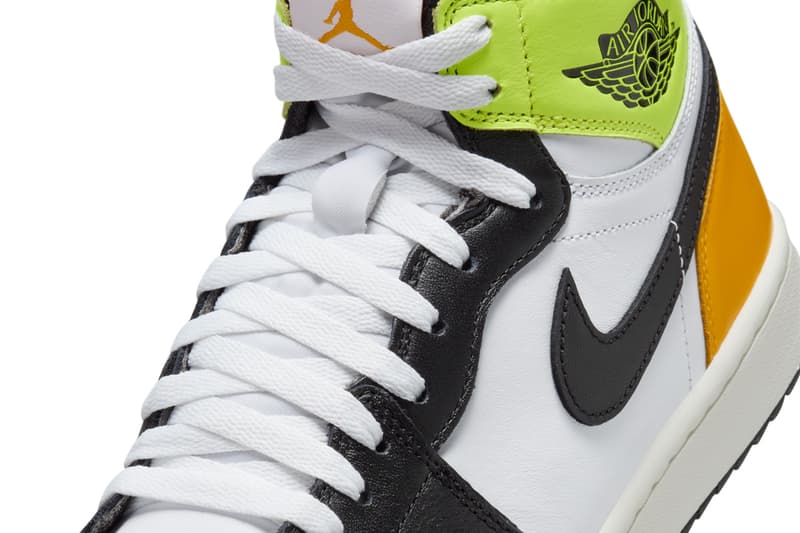 air jordan 1 high golf volt green university gold white black dq0660 105 style code release date price store guide list