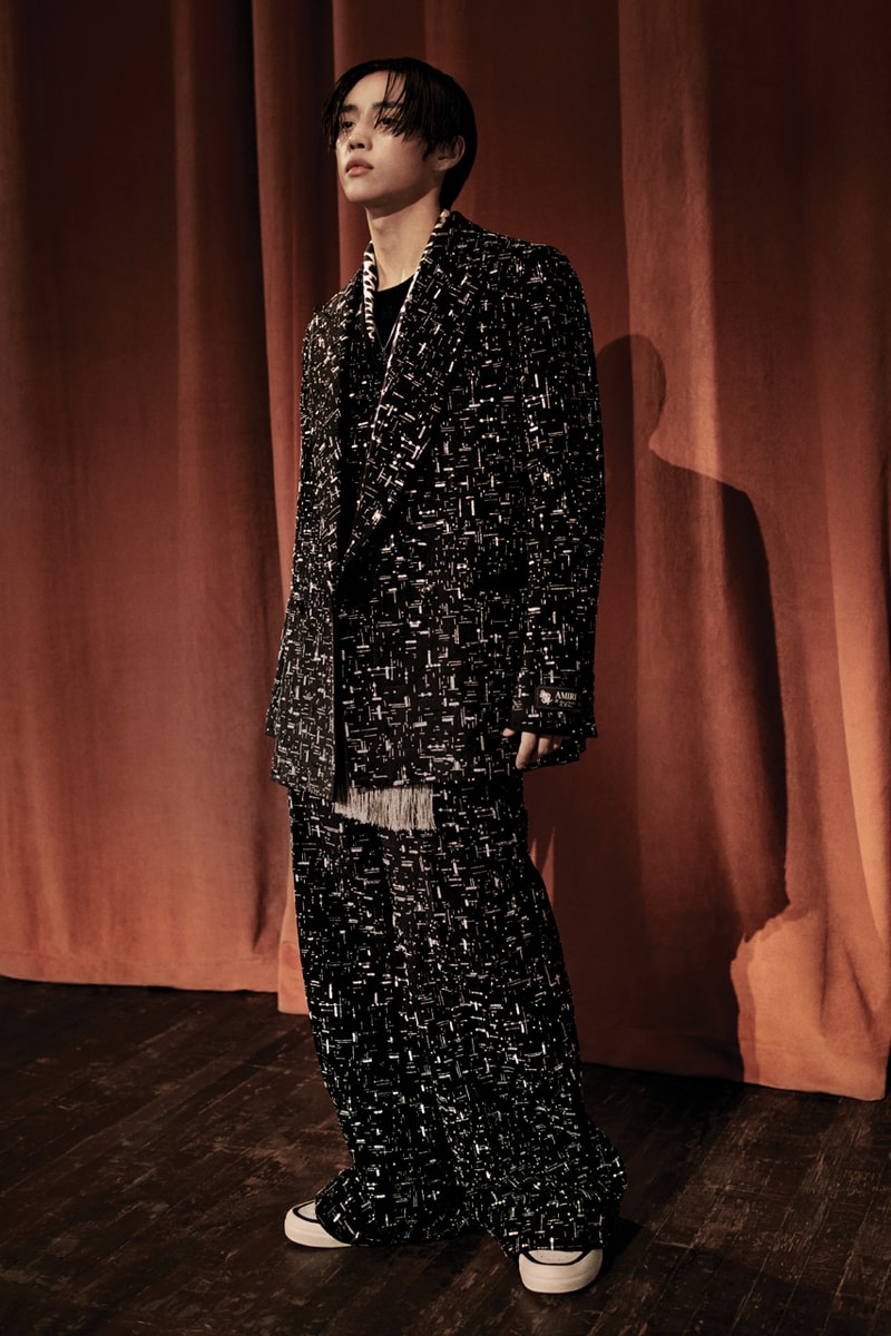 amiri old hollywood los angeles high fashion collection campaign clothing menswear runway lookbook mike amiri actors Ashton Sanders Seth Lee korean singer Sunwoo