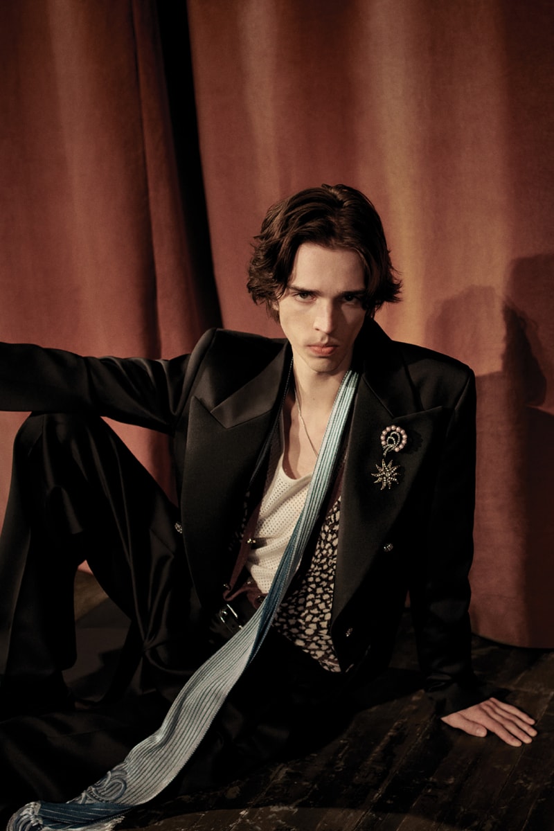 amiri old hollywood los angeles high fashion collection campaign clothing menswear runway lookbook mike amiri actors Ashton Sanders Seth Lee korean singer Sunwoo
