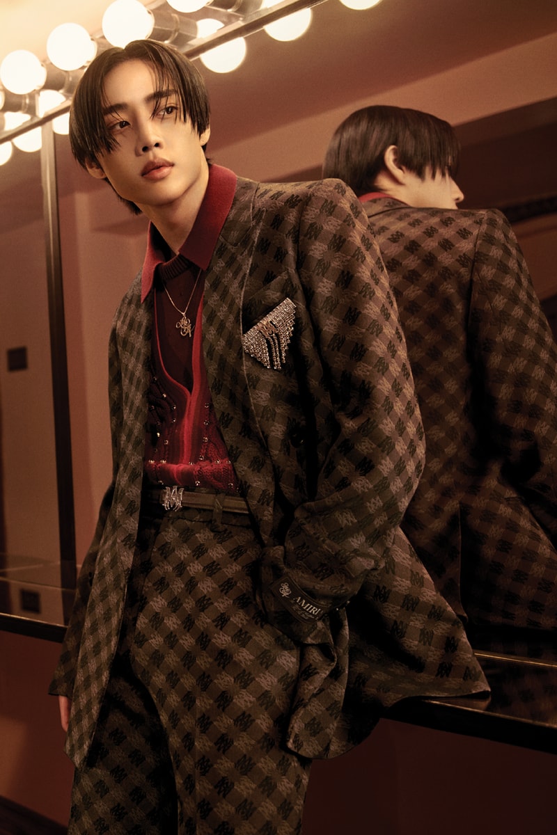 amiri old hollywood los angeles high fashion collection campaign clothing menswear runway lookbook mike amiri actors Ashton Sanders Seth Lee korean singer Sunwoo