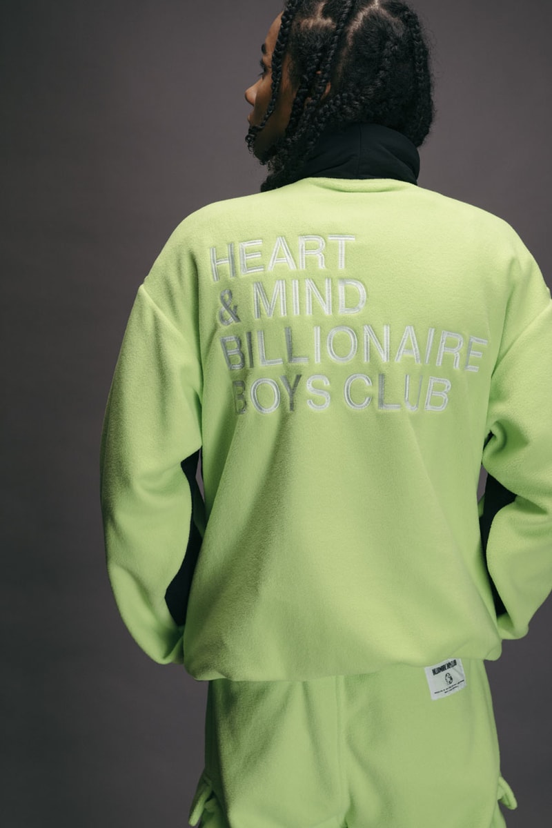 Billionaire Boys Club Goes Cozy for Fall/Winter 2024 Holiday camo camouflage collection drop clothing ice cream pharrell jacket puffer hoodie jp japan ice cream clothing fashion jacket sherpa set color fleece graphic tee crewneck hoodie t shirt