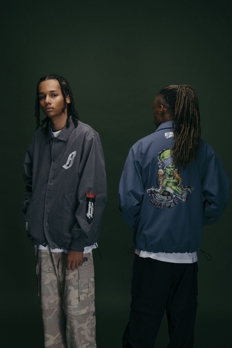 Billionaire Boys Club Goes Cozy for Fall/Winter 2024 Holiday camo camouflage collection drop clothing ice cream pharrell jacket puffer hoodie jp japan ice cream clothing fashion jacket sherpa set color fleece graphic tee crewneck hoodie t shirt