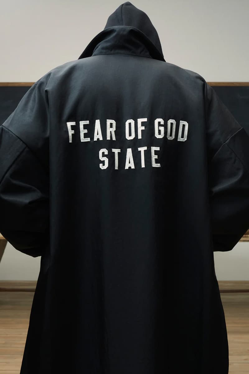 fear of god ESSENTIALS 2024 The Back To School Collection quarter-zip pullovers oversized jackets hoodies sweatshirts t-shirts pants shorts