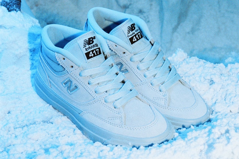 Eyedress Ices Out Franky Villani's New Balance Numeric 417 sneaker footwear release info skate singer rap drop musician link website laces colorway high top low mid nb 