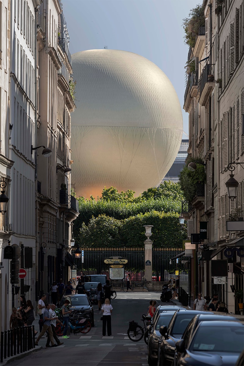 Mathieu Lehanneur's "Flying Cauldron" Prepares to Ascend Ahead of Paralympic Games