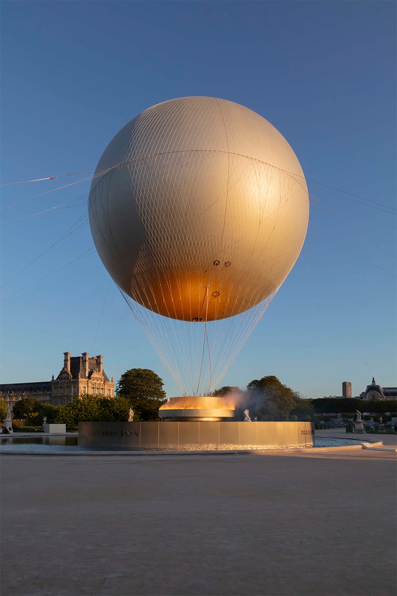 Mathieu Lehanneur's "Flying Cauldron" Prepares to Ascend Ahead of Paralympic Games