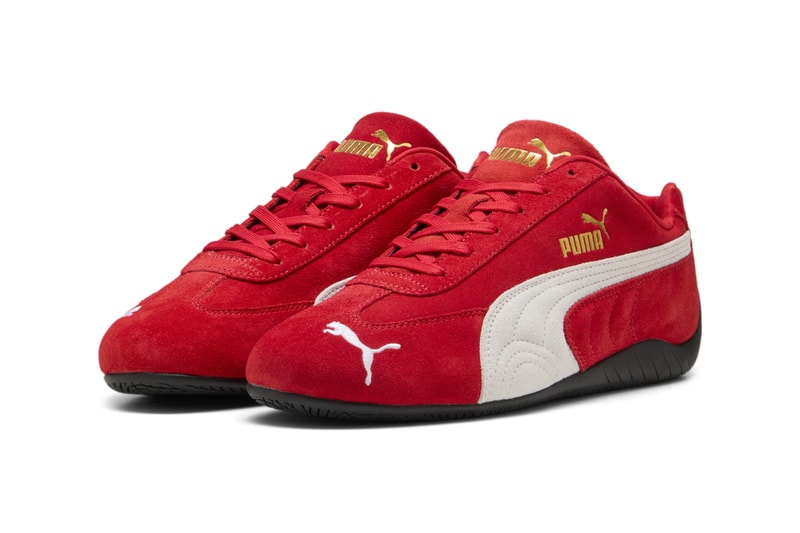 PUMA Speedcat OG Black Red Restock Info HBX PUMA Black For All Time Red 398846_01 398846_02