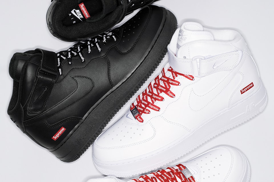 Supreme x Nike Air Force 1 Mid Release Info | Hypebeast
