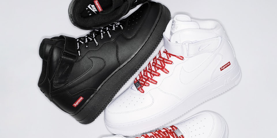 Supreme x Nike Air Force 1 Mid Release Info | Hypebeast 