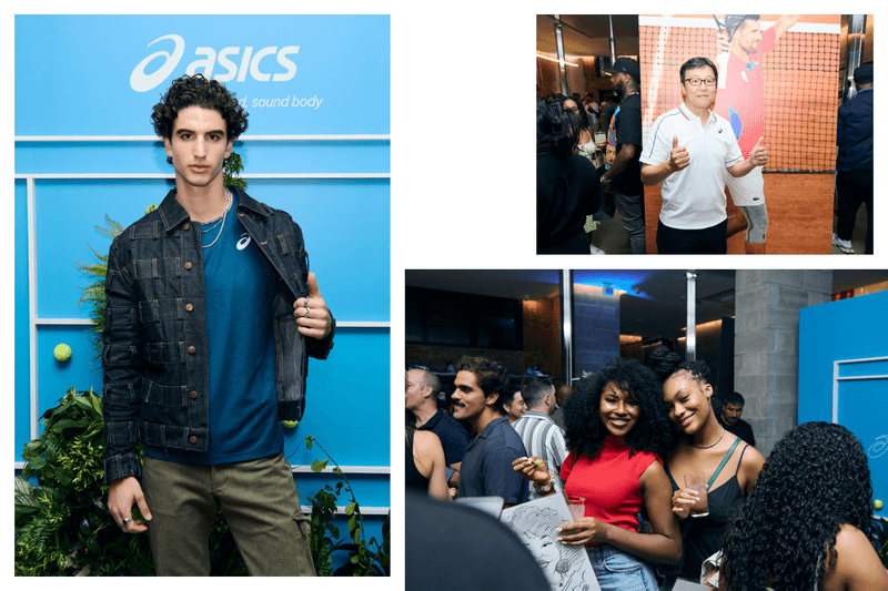 ASICS new york apparel collection Novak Djokovic taylor fritz Caroline Dolehide Eva Lys Jasmine Paolini Harriet Dart New York Collection Sound Body sound mind tennis shoe tennis shirt 41 division Olympic-gold medalist us open