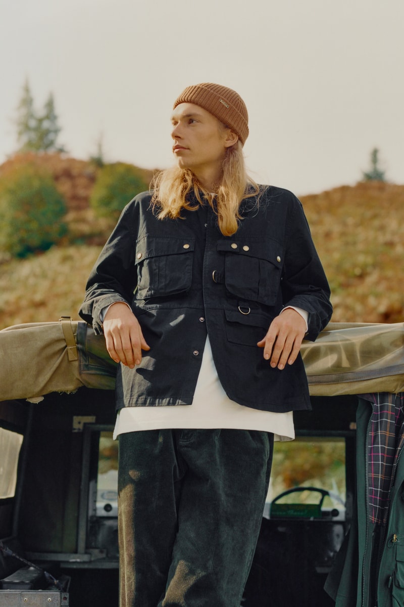barbour heritage+ collection fall winter 2024 archive heirlooms neal street launch store ian bergin party Leon Cerrone Field Vertical Quilted jacket Spey waterproof
