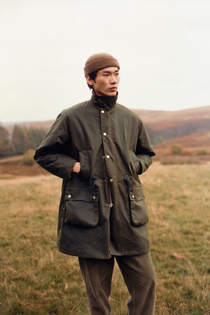 barbour heritage+ collection fall winter 2024 archive heirlooms neal street launch store ian bergin party Leon Cerrone Field Vertical Quilted jacket Spey waterproof