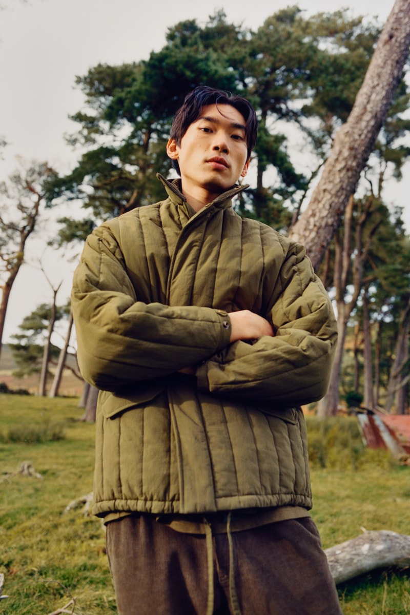 barbour heritage+ collection fall winter 2024 archive heirlooms neal street launch store ian bergin party Leon Cerrone Field Vertical Quilted jacket Spey waterproof