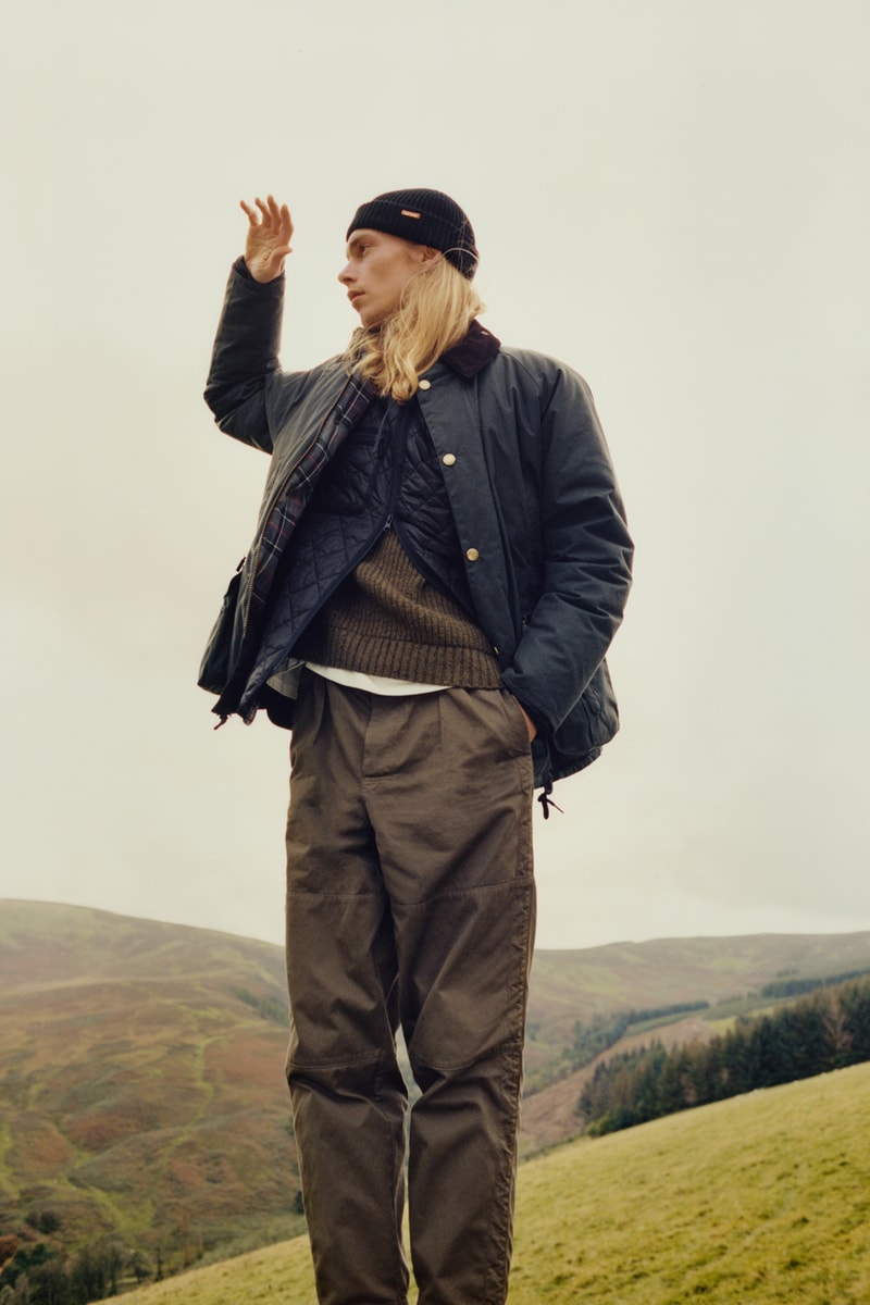 barbour heritage+ collection fall winter 2024 archive heirlooms neal street launch store ian bergin party Leon Cerrone Field Vertical Quilted jacket Spey waterproof