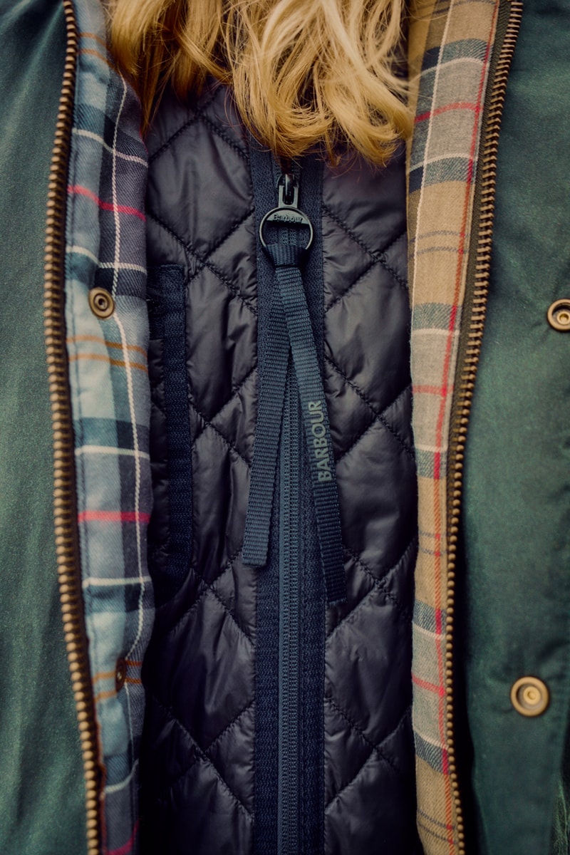 barbour heritage+ collection fall winter 2024 archive heirlooms neal street launch store ian bergin party Leon Cerrone Field Vertical Quilted jacket Spey waterproof