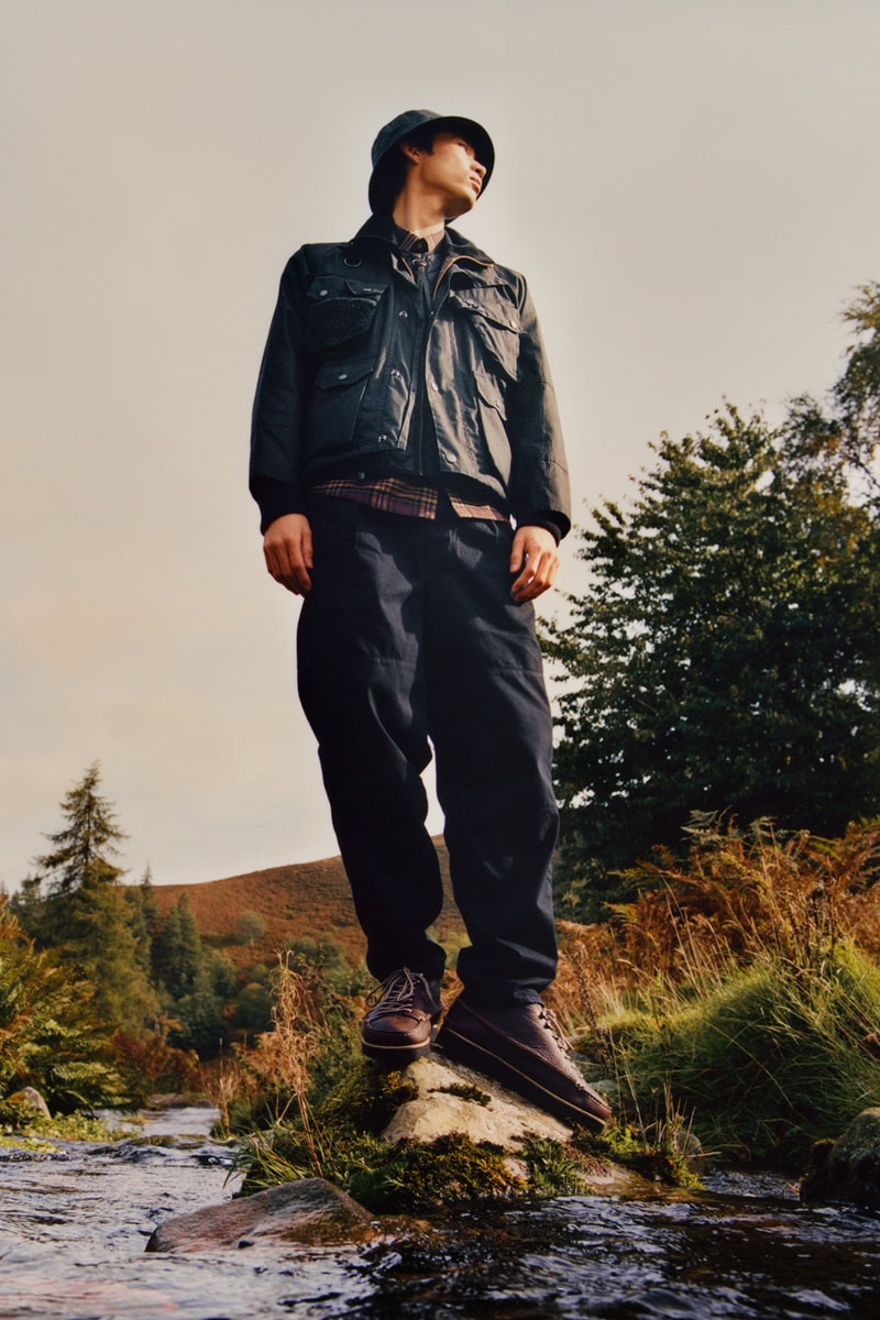 barbour heritage+ collection fall winter 2024 archive heirlooms neal street launch store ian bergin party Leon Cerrone Field Vertical Quilted jacket Spey waterproof