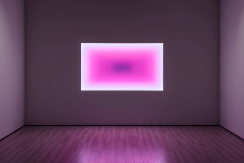 James Turrell Tall Wide Glass Almine Rech Paris Matignon Art Artwork Exhibition