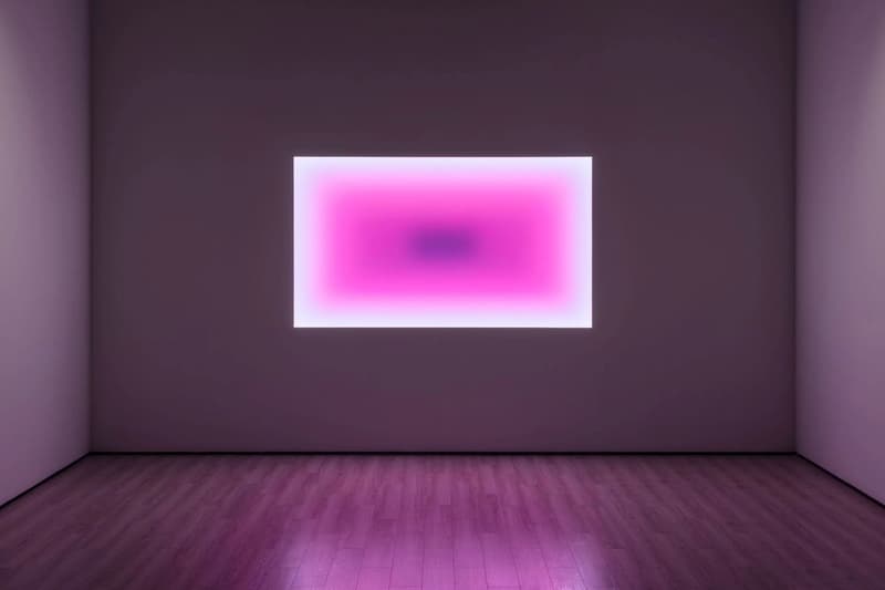James Turrell Tall Wide Glass Almine Rech Paris Matignon Art Artwork Exhibition
