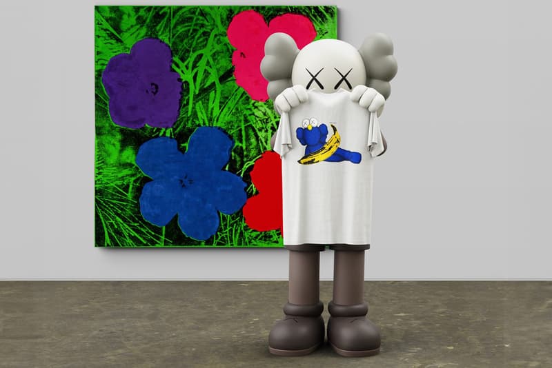 uniqlo kaws ut warhol t-shirt collection range capsule art book artist figure Moon Explorer Robot banana sweatsuit coach jacket bag tote worldwide release