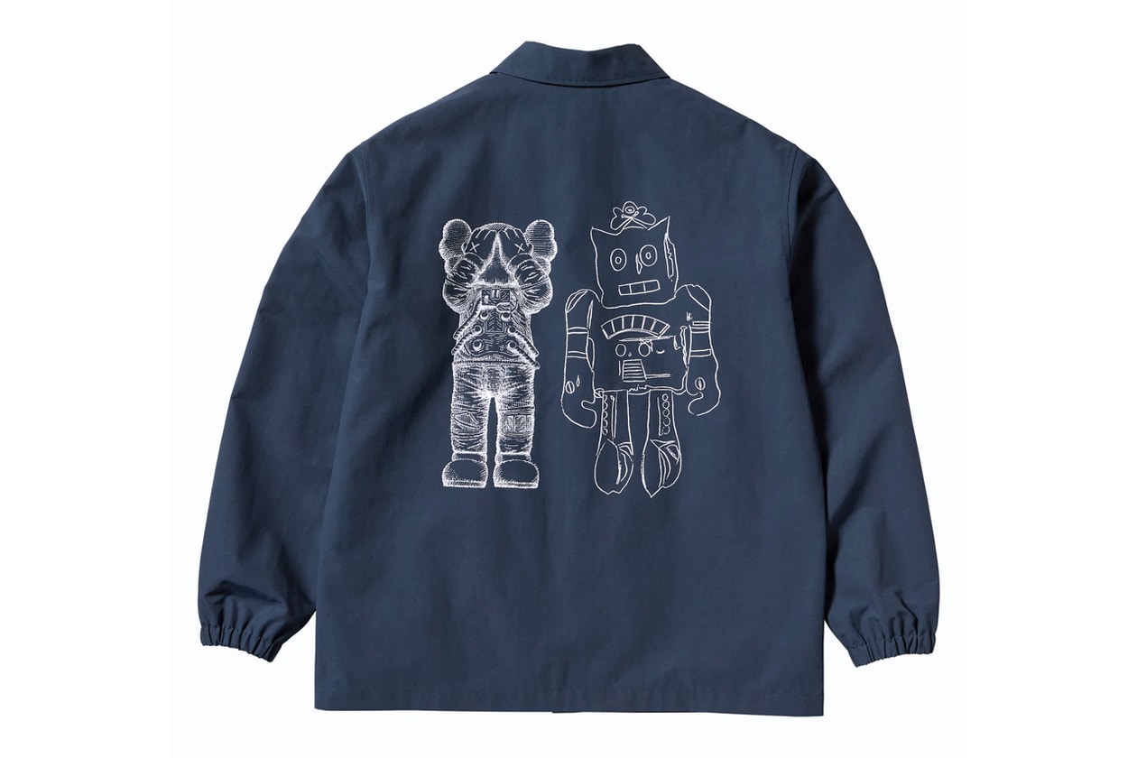 uniqlo kaws ut warhol t-shirt collection range capsule art book artist figure Moon Explorer Robot banana sweatsuit coach jacket bag tote worldwide release