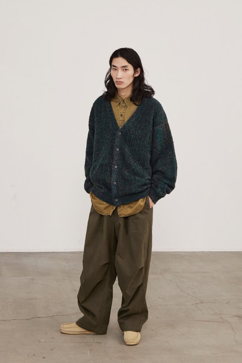 BEAMS Cleans Up for FW24 collection release info lookbook drop price japan t co jacket pants fashion apparel label brand streetwear military technical puffer vest cargo cardigan knitwear 