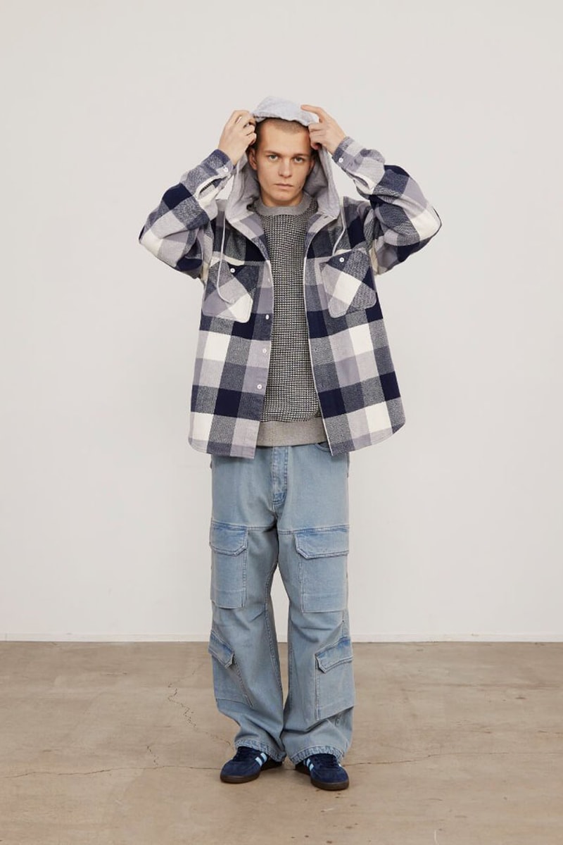 BEAMS Cleans Up for FW24 collection release info lookbook drop price japan t co jacket pants fashion apparel label brand streetwear military technical puffer vest cargo cardigan knitwear 