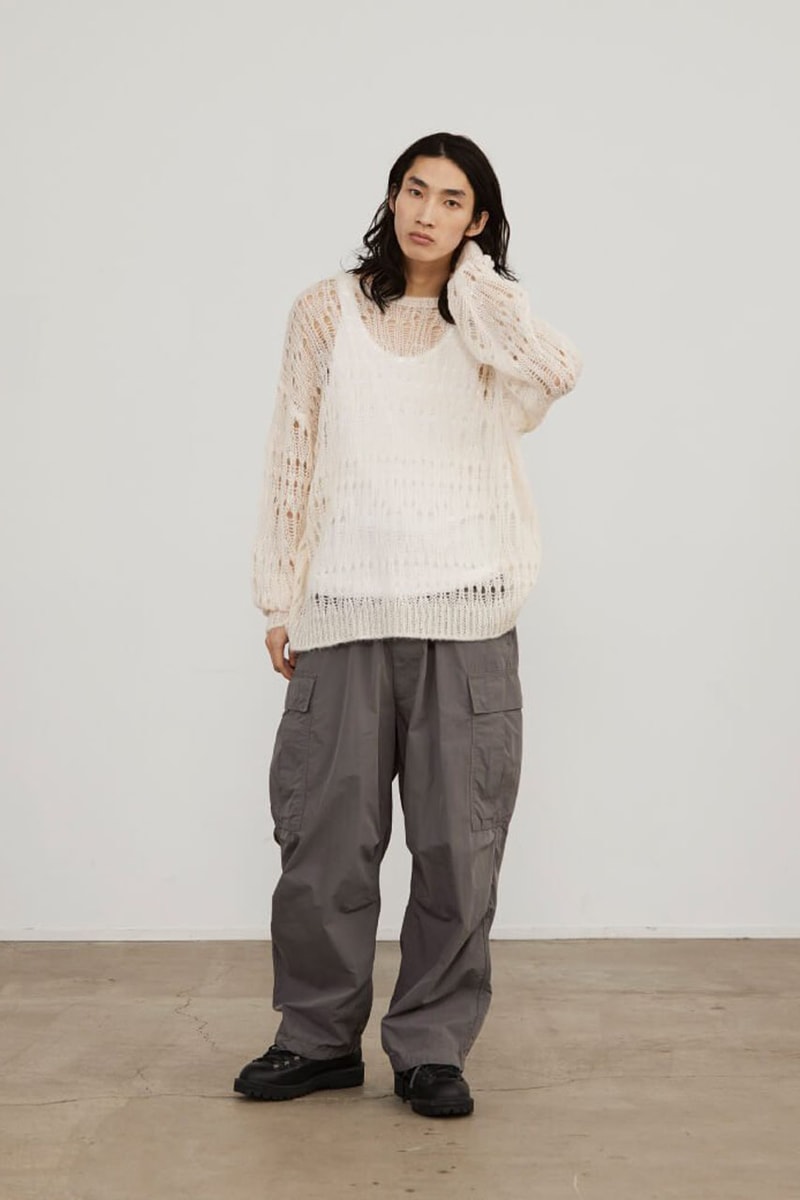 BEAMS Cleans Up for FW24 collection release info lookbook drop price japan t co jacket pants fashion apparel label brand streetwear military technical puffer vest cargo cardigan knitwear 