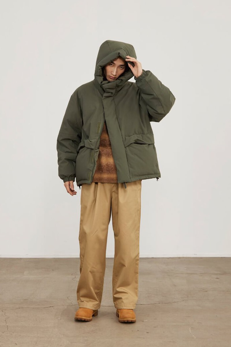 BEAMS Cleans Up for FW24 collection release info lookbook drop price japan t co jacket pants fashion apparel label brand streetwear military technical puffer vest cargo cardigan knitwear 
