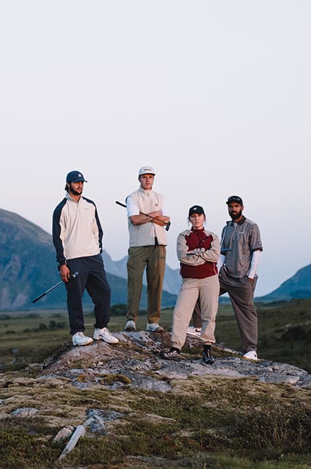 manors golf final frontier collection fall 2024 polo jacket pants pullover logo waterproof windbreaker