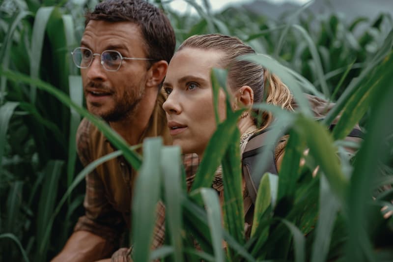 First Look Images and Teaser Trailer of 'Jurassic World Rebirth' scarlett johansson jonathan bailey mahershala ali dinosaur franchise gareth edwards david koepp jurassic park jurassic world dominion universal pictures