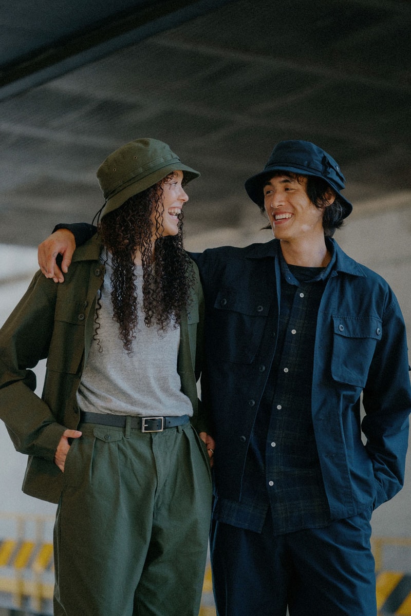 BEAMS PLUS x Lost & Found Connect Over Cotton Ripstop release info jacket pants pleat jungle hat toronto collaboration collab link global official website fw24 fall winter