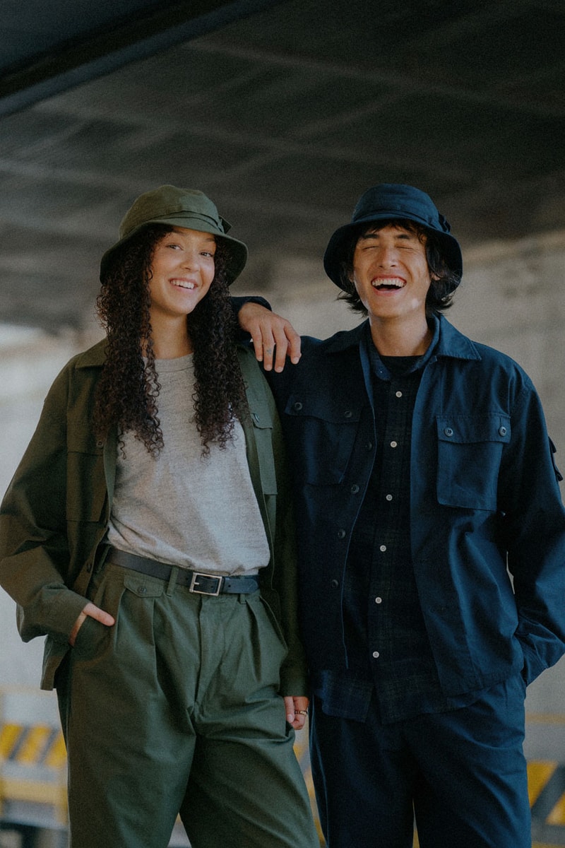 BEAMS PLUS x Lost & Found Connect Over Cotton Ripstop release info jacket pants pleat jungle hat toronto collaboration collab link global official website fw24 fall winter