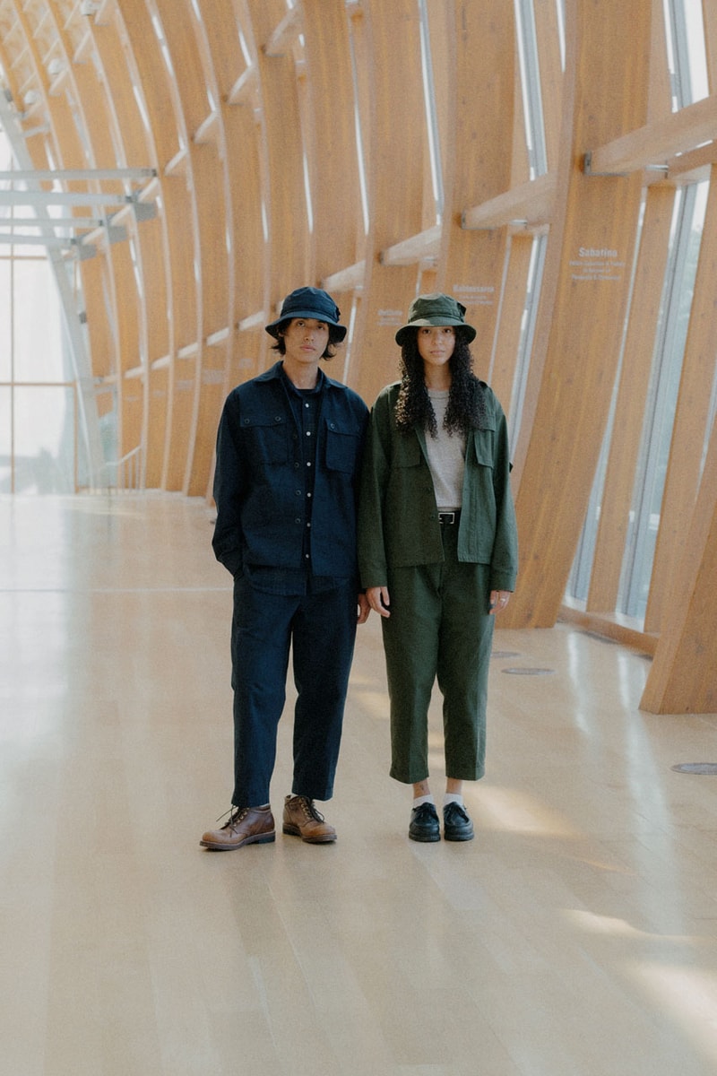 BEAMS PLUS x Lost & Found Connect Over Cotton Ripstop release info jacket pants pleat jungle hat toronto collaboration collab link global official website fw24 fall winter