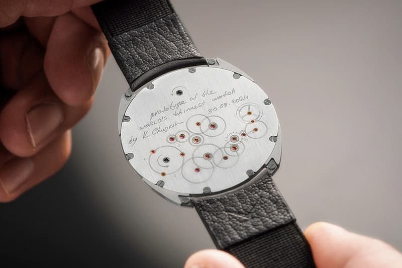 Konstantin Chaykin ThinKin Wristmons Prototype Ultra-Thin Mechanical Wristwatch Geneva Watch Days