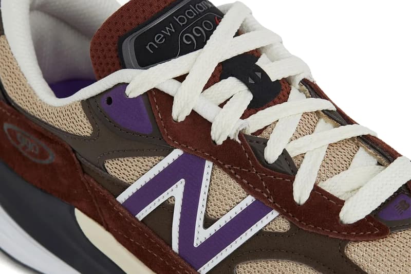 New Balance 990v6 Surfaces in an Earthy "Rich Oak" U990OP6 made in usa nature fall shoe dad shoe nb Cosmic Grape
