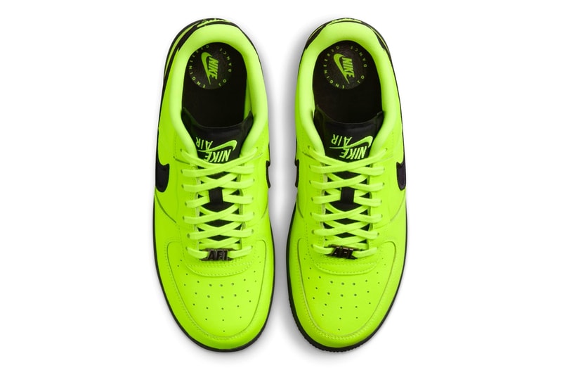Official Look at the Nike Air Force 1 Low Dance "Volt" Volt/Black-Gunmetal FJ7409-700 november fall 2024 release af1 af1 low womens mens swoosh