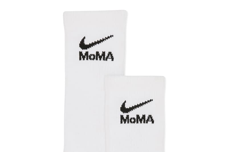 Nike and MoMA's Launches First Official Collaboration MoMA Nike Everyday Sock in series limited edition and co-branded products socks off-white nike air force 1 low virgil abloh basketball socks first collaboration 