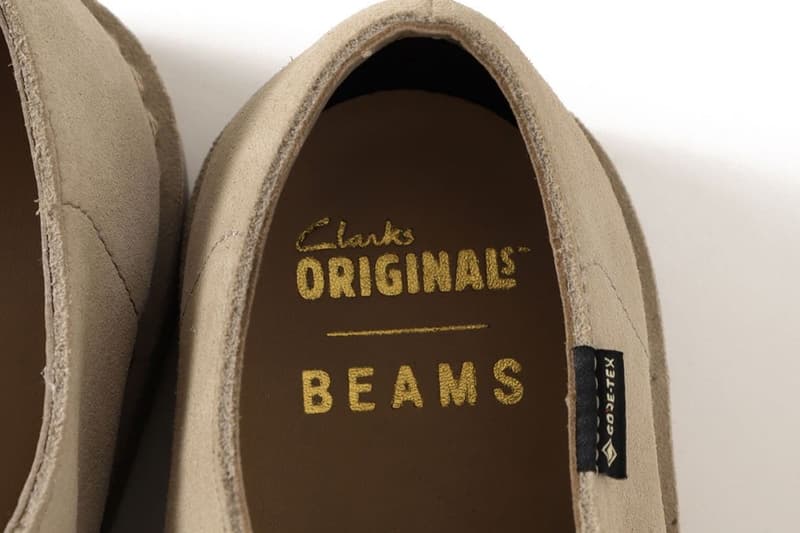 Clarks Originals x BEAMS Present Desert Khan GTX footwear price release info website store upper gore-tex link boot all weather 2 engineered garments collab collaboration sneaker shoe size